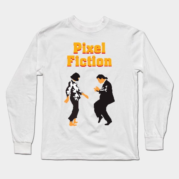 Pixel Fiction Long Sleeve T-Shirt by Woah_Jonny